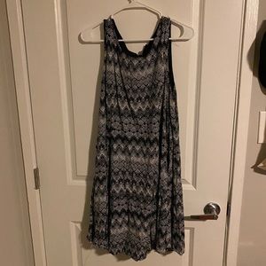 Black and white torrid dress.